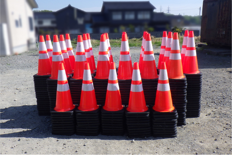 カラーコーンの画像