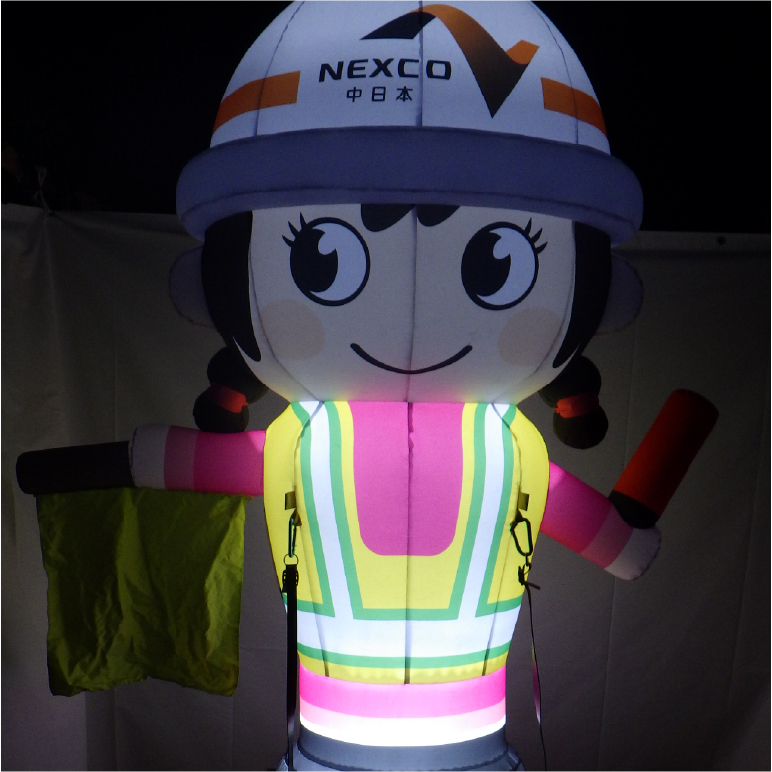 誘導ロボット（i花子ちゃん）の画像