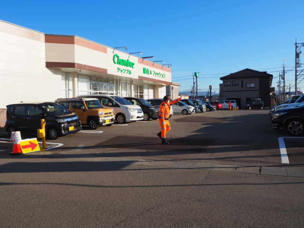 新規店舗オープン警備の画像